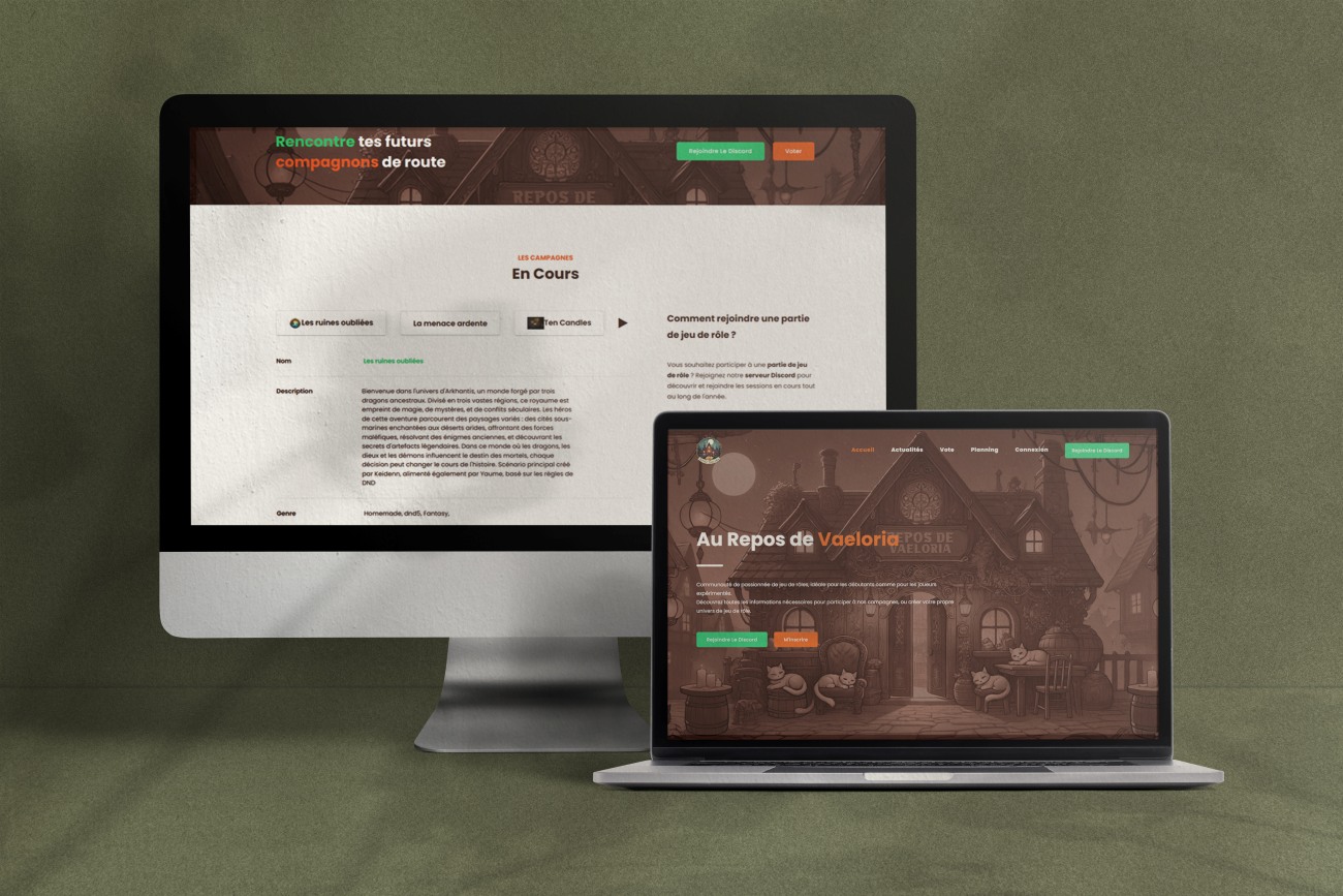 Bannière vaeloria - discord jeu de rôle